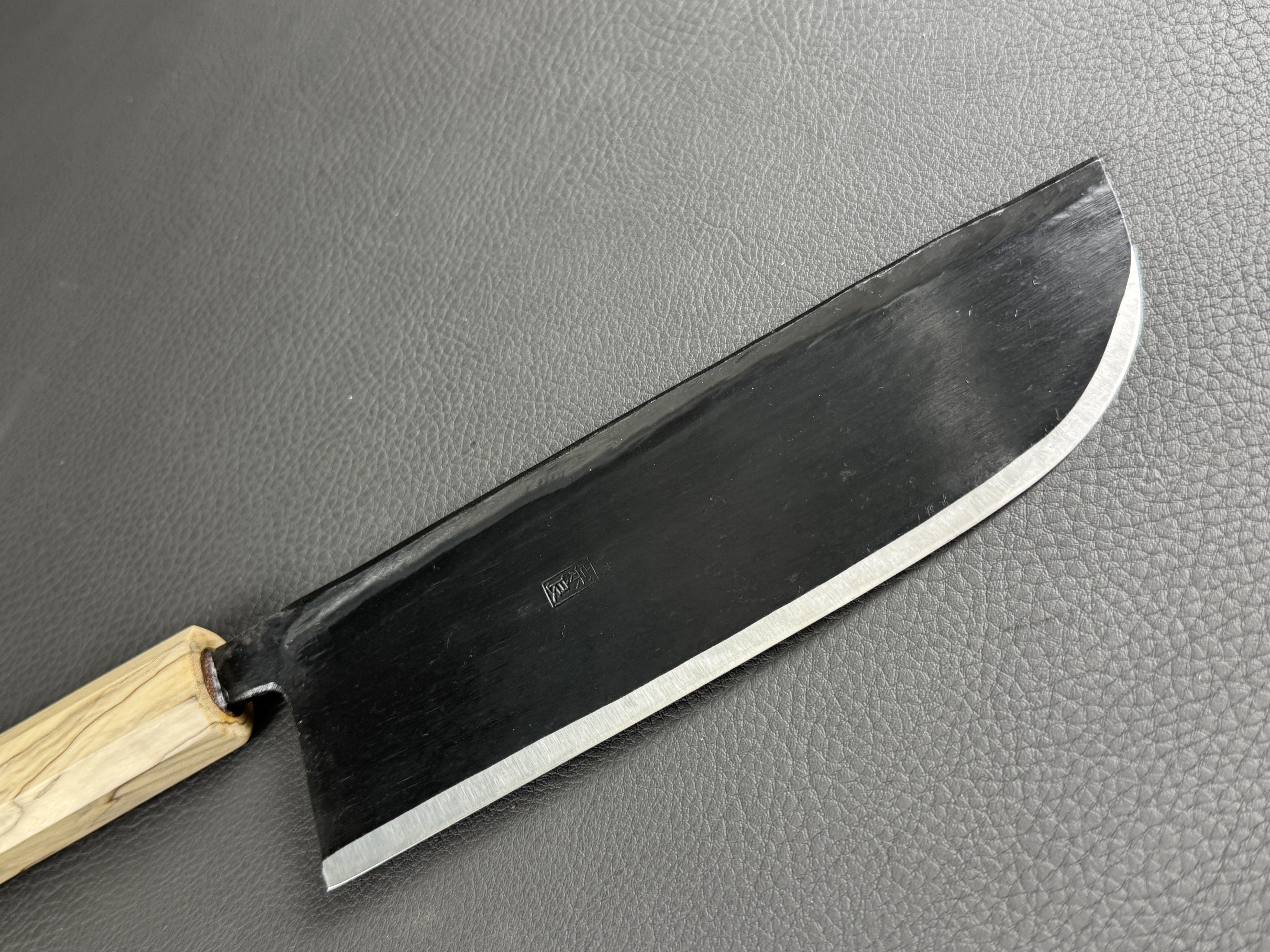 Suzuki Uchihamono Kuro Nakiri-Maru (vegetable knife), 165 mm, Shirogami
