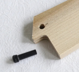 Ebony wood sheath pin (replacement pin)