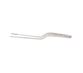 Stainless steel sushi tweezers with round tip 21cm