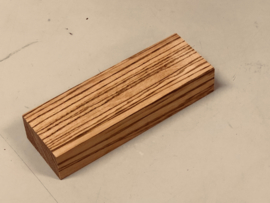 Zebrano wood (Zebra Wood), - straight-