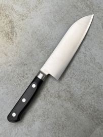 Kagemitsu 職人技 Shokunin-waza SRS13 Poederstaal Ko-santoku (universeel mes), 145 mm -westers handvat-