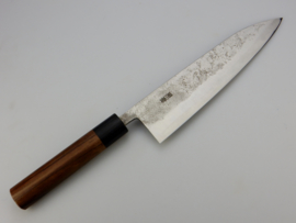 Fujiwara san Nashiji Gyuto (universeel mes), 195 mm -rosewood-