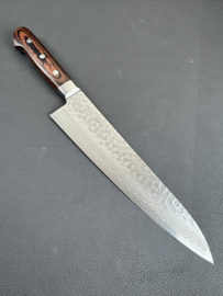 Hidari Tozo Sasaki VG-10 Tsuchime damascus Gyuto 240 mm (chef's knife)