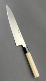 Konosuke HD-2 Wa-Gyuto (chefsmes), octagonaal Honoki, 225 mm - met saya -