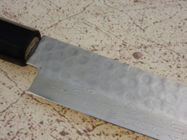 Tsunehisa Shāpu VG-10 Tsuchime damascus Sujihiki 240 mm (Vismes/trancheermes)