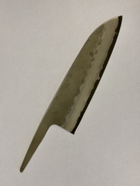 Kagemitsu 立山 Tateyama Nashiji, Santoku (universal knife), ginsan steel - blade only - "Etched"