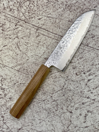 Tsunehisa Kamogawa AUS10 Tsuchime damascus Santoku 165 mm (Universal knife)