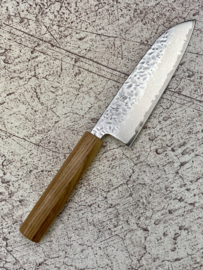 Tsunehisa Kamogawa AUS10 Tsuchime damascus Santoku 165 mm (Universeel mes)