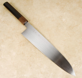 Konosuke MM Blue gyuto (chef's knife), 270 mm, Khii ebony -incl. saya- (without steel stamp)