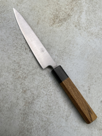 Fukushima 素晴らしい Subarashī, Aogami Super, Petty (Office knife) 135 mm, Oak handle