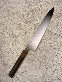 Konosuke MM Blue gyuto (chef's knife), 240 mm, Khii ebony -incl. saya-