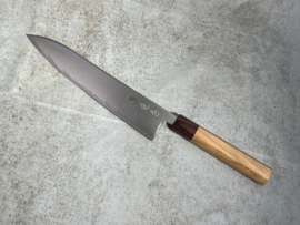 Kagemitsu 竜巻 Tatsumaki, Gyuto 210  mm (chefsmes), AUS10 damascus -Keyaki-