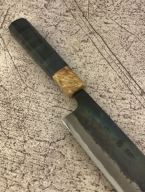 CUSTOM Tokaji Kurouchi Kiritsuke (trancheer/vismes), 240 mm