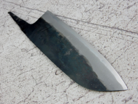 Kagemitsu Amefuri, santoku (universal blade), 180 mm, Sanmai, Aogami #1, -non-stainless cladding - sharpened.