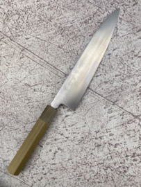 Konosuke HD-2 Wa-Gyuto (chef's knife), octagonal Honoki with blonde ferrule, 240 mm -  saya -