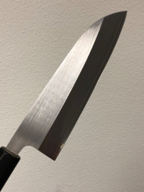 Kagemitsu Shōsetsu HSS, R2 poederstaal Santoku (universeel mes), 165 mm