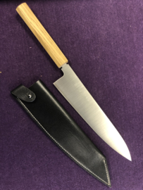 Leather saya (protective cover) for knives up to 24 cm