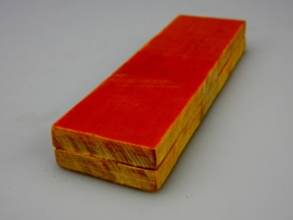 Micarta knife handle scales - orange yellow-