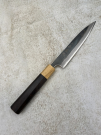 CUSTOM Kagemitsu Amefuri Kurouchi Aogami #1 Petty (office knife), 150 mm
