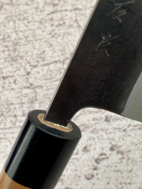 Muneishi Aogami SS clad Santoku (universal knife), 180 mm -Kuroichi-