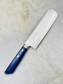 Masutani Kokuryu damascus VG-10 Tsuchime Nakiri (vegetable knife)
