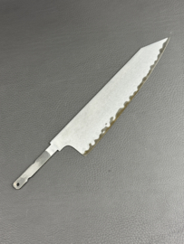 Kagemitsu Tetsukage Fushoku Kakō 鉄影腐食加工, kiritsuke gyuto 210 mm (chefsmes), Aogami #2  -los lemmet-