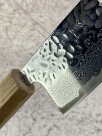 Tsunehisa Kamogawa AUS10 Tsuchime damascus Santoku 165 mm (Universal knife)