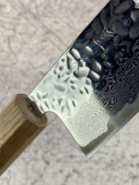 Tsunehisa Kamogawa AUS10 Tsuchime damascus Santoku 165 mm (Universeel mes)