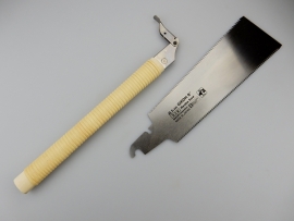 Kakuri Gikoh Ryoba, 240  mm, Japanese pull saw, - 41150 -, with exchangeable saw blade