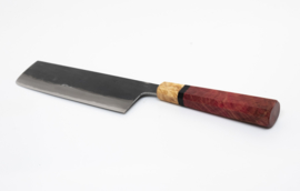 CUSTOM Kagemitsu Amefuri Kurouchi Aogami nakiri  (Groentemes ), 180  mm