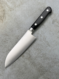 Kagemitsu 職人技 Shokunin-waza SRS13 Poederstaal Ko-santoku (universeel mes), 145 mm -westers handvat-