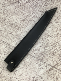 Leather saya (protective cover) for narrow knives up to 27,5 cm