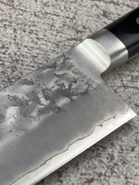 Hounen Kozan-saku (光山作) Ginsan #3 Santoku Sanmai, Western Pakka -180 mm-