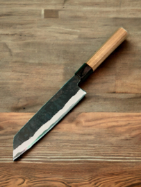 Yosimitu Kajiya Shirogami Kiritsuke Bunka kuroishi (universal knife), 190 mm