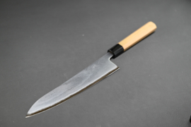 Kagemitsu Kitadake, Gyuto (chefsmes), Shirogami #1 staal, 240 mm -kersenhout-