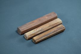 Traditioneel octagonaal handvat- Pallisander (Rosewood) - (in 3 maten)