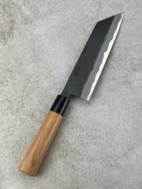 Hinokuni Shirogami #1 Bunka kuroichi Sanmai, Cherry handle -180 mm-