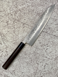 Hounen Kozan-saku (光山作) Ginsan #3 Gyuto Sanmai, Ovaal kersenhout -240 mm-