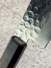 Tsunehisa Shāpu VG-10 Tsuchime damascus Nakiri 160 mm (groentemes)