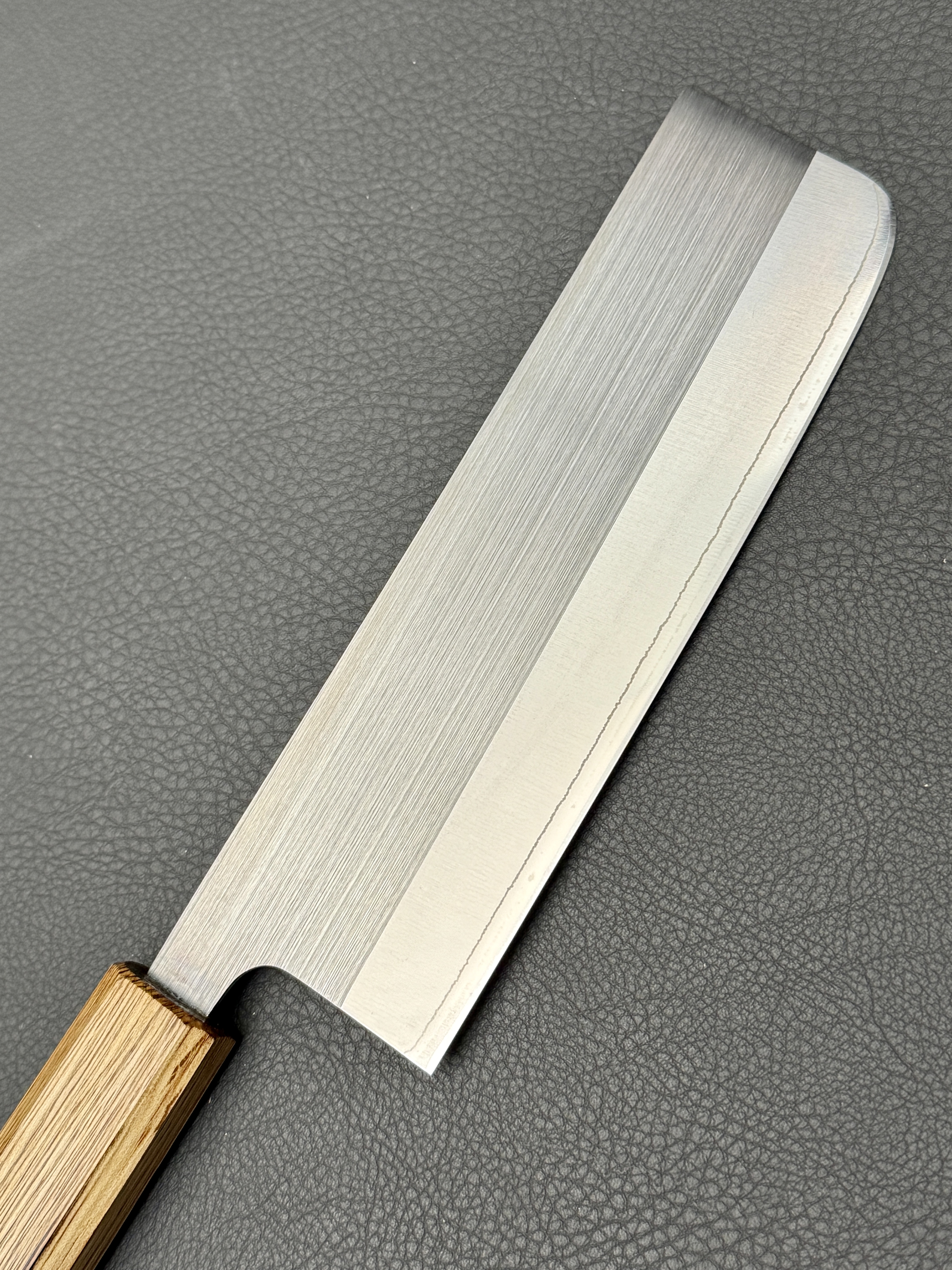 Fukushima 耐久性 Taikyū-sei, SRS13 stainless, Nakiri (vegetable knife), 165mm, Yakiurushi handle