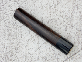 Traditioneel ovaal Rosewood handvat - Black Pakka - (maat L)