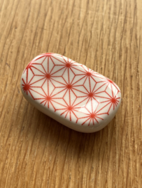 Chopstick holder stone (red graphic)