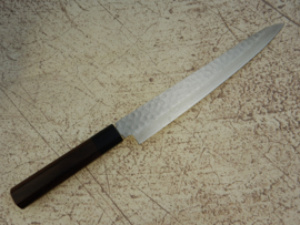 Tsunehisa Shāpu VG-10 Tsuchime damascus Sujihiki 240 mm (Sashimi knife/slicer)