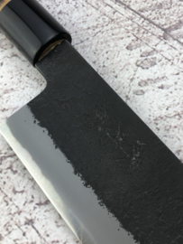 Hinoura Ajikataya Nashiji Santoku (Universeel mes), 165 mm -oval-