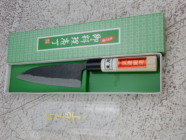 Tosa Azuma Syusaku Shirogami #2 Funayuki kuroishi (fish knife), 165 mm -Heavy -