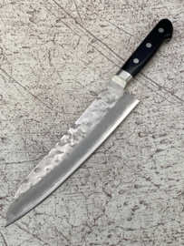 Hounen Kozan-saku (光山作) Ginsan #3 Gyuto Sanmai, Westers Pakka hout  -210 mm-