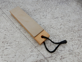 Stropping wood - Saddle Leather - mini