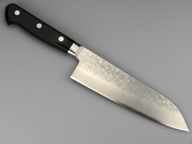 Takamura VG-10 Migaki Tsuchime Santoku (universeel mes), 170 mm