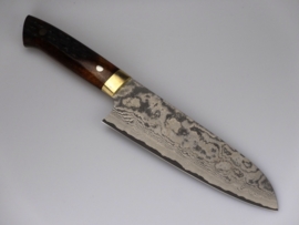 Takeshi Saji VG-10 Santoku (universeel mes), 180 mm