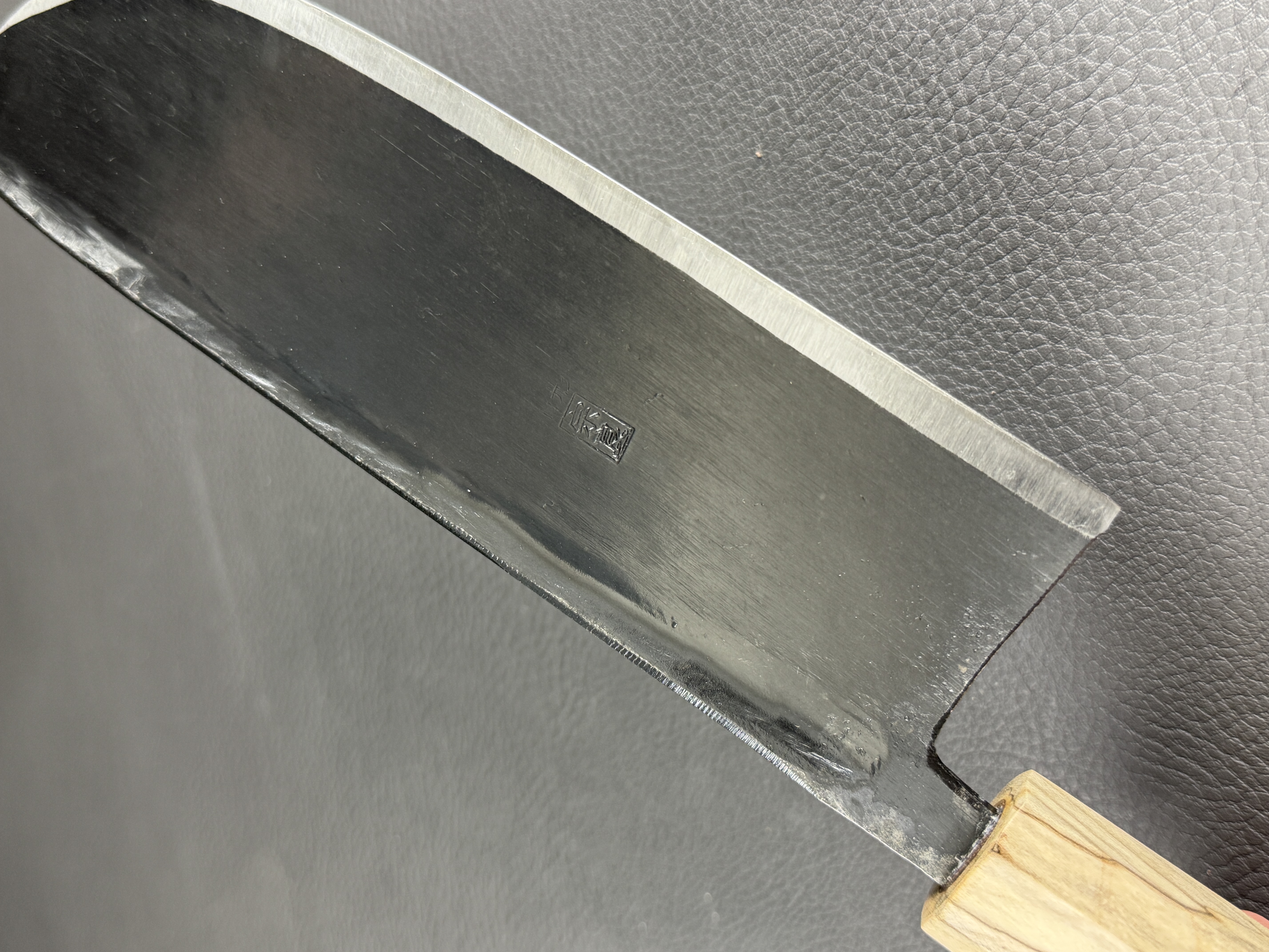 Suzuki Uchihamono Kuro Nakiri-Maru (vegetable knife), 165 mm, Shirogami